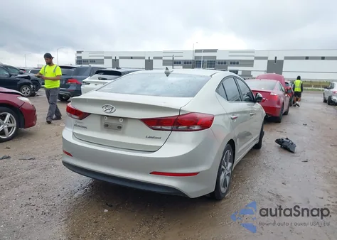 2017 Hyundai Elantra Limited from USA, damaged, VIN KMHD84LF8HU077166